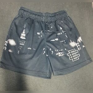 Eric Emanuel EE Skyline Mesh Shorts - New York City Night Print - Size Medium